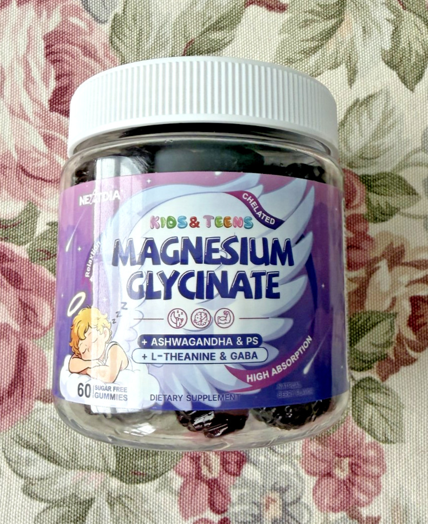 NextDia Magnesium Glycinate Gummies for Teens & Kids | High Absorption Chelated