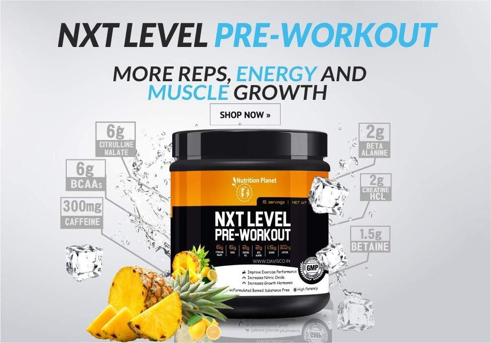 Nutrition Planet NXT Level Pre Workout 300Gm Each Choose Flavour