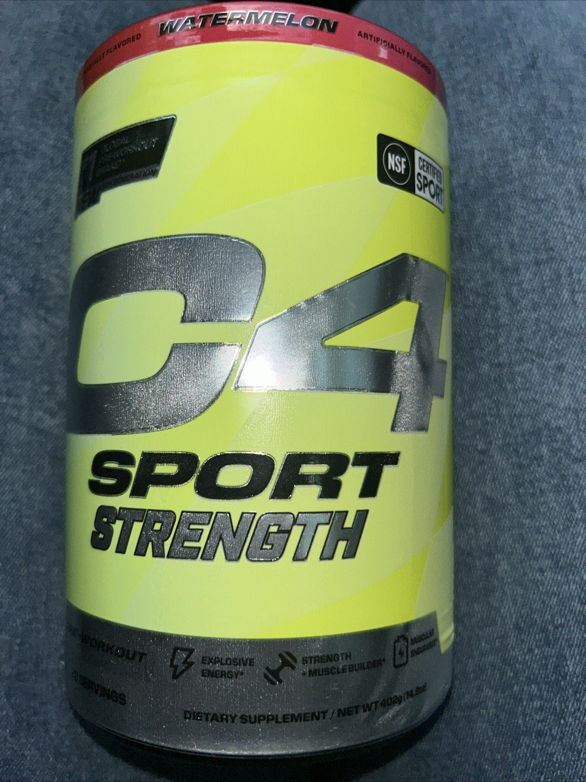 Cellucor C4 Sport Strength Supplement – Watermelon – 20 Servings – Pre-Workout