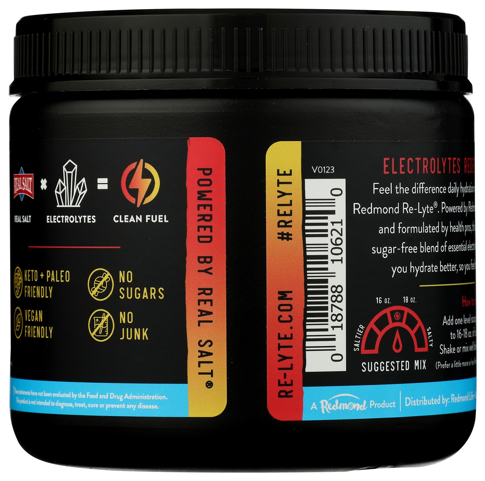 Re-Lyte Hydration Electrolyte Drink Mix Strawberry Lemonade 60 Servings 6 Pack