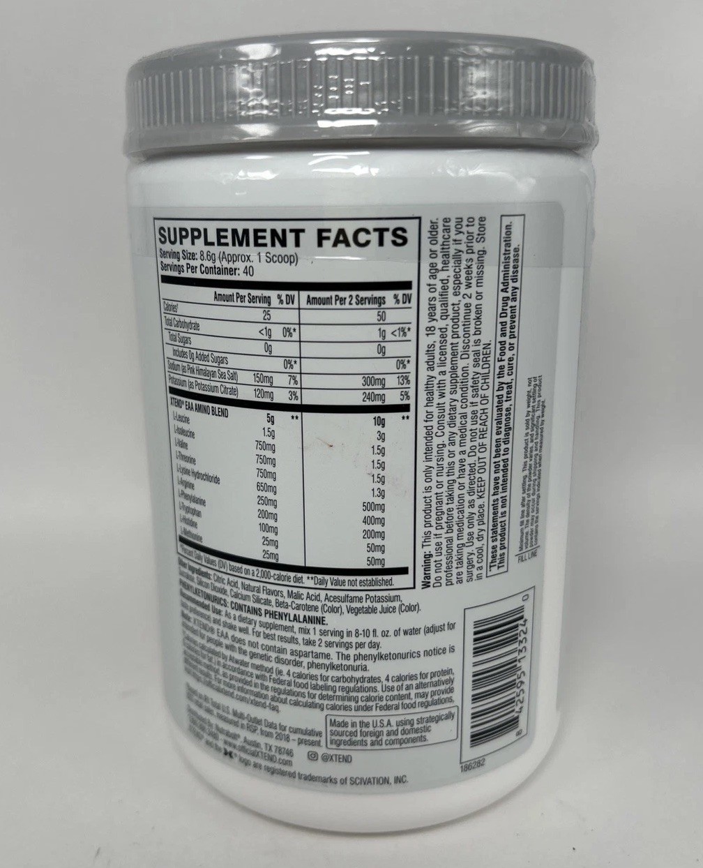 EAA, Blood Orange, 12.1 oz (344 g) Exp 11/27