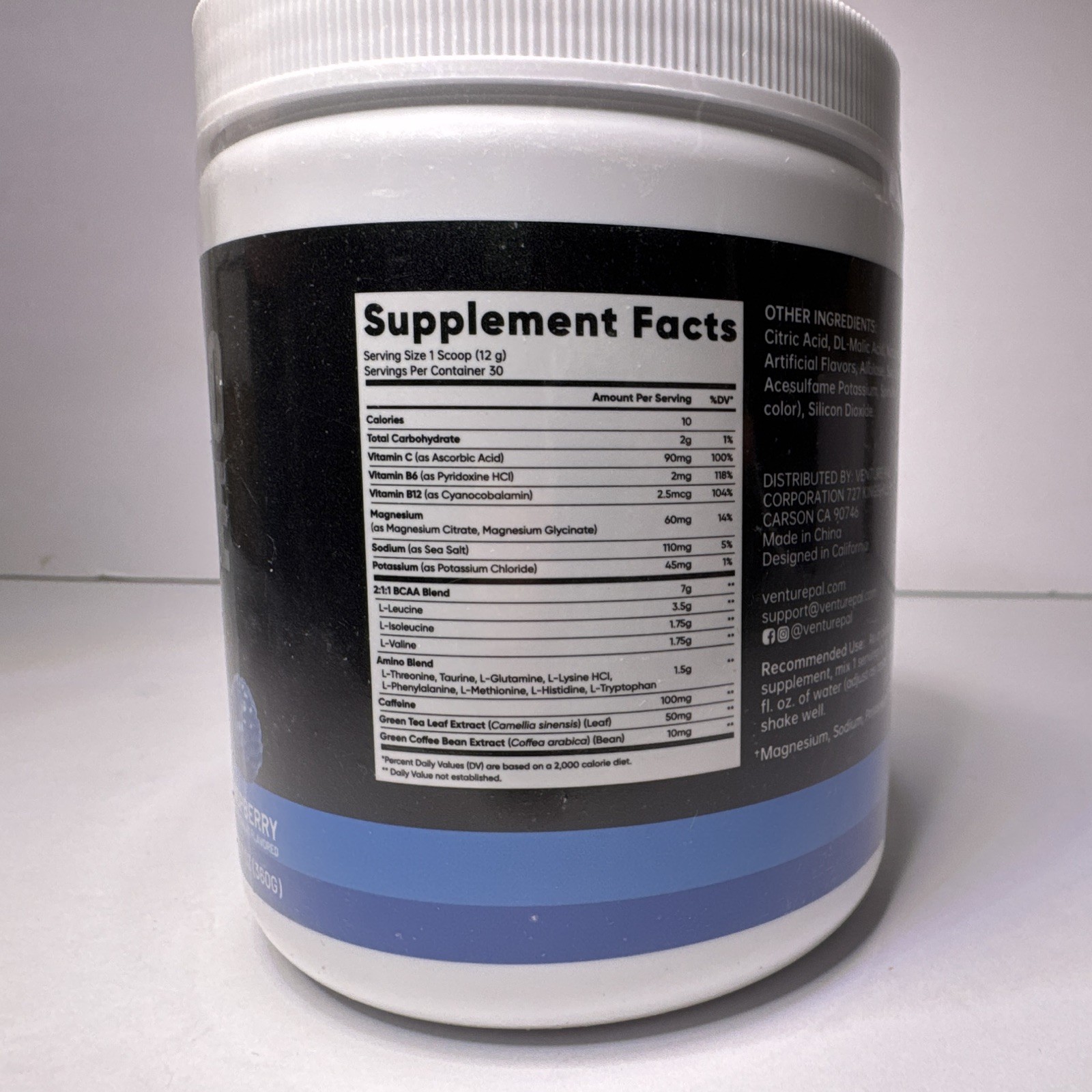 Venture Pal Amino Prime Amino Acid Powder Energy + Hydration 0g Sugar 12.7oz