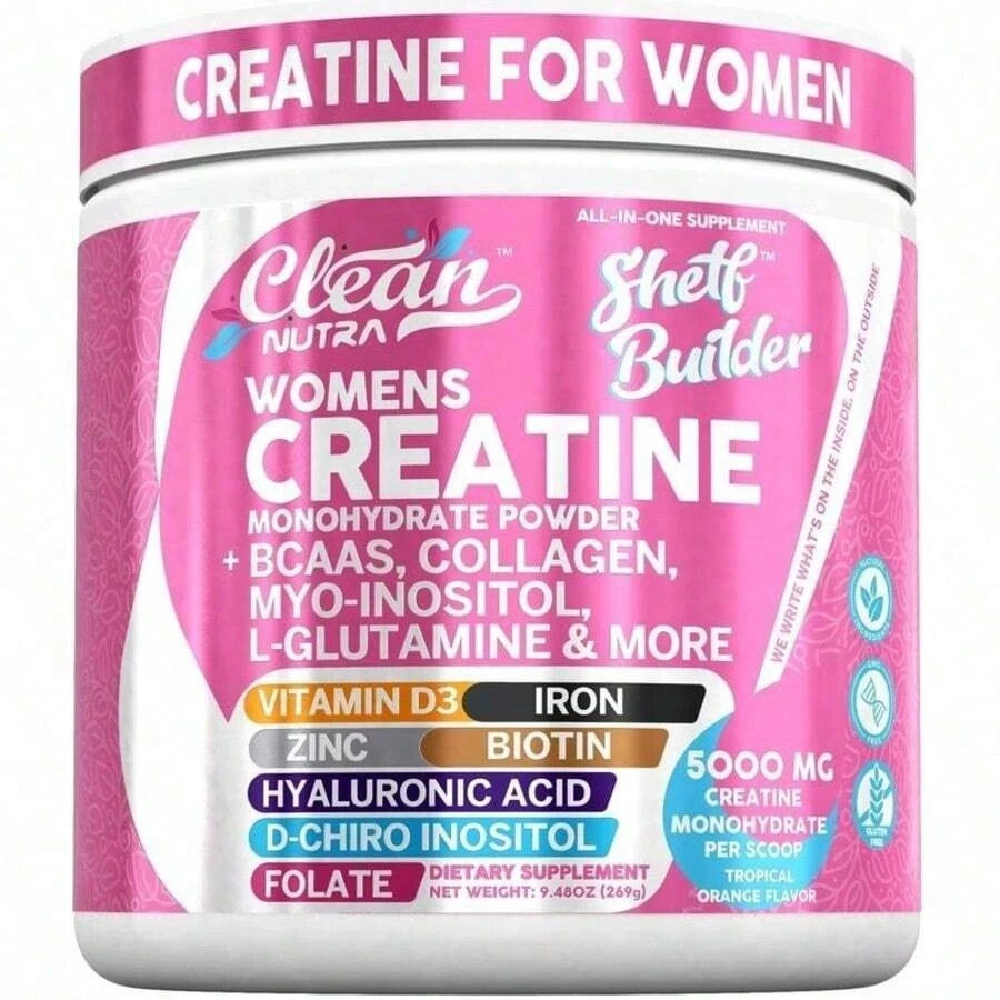 Women’s Creatine Powder Creatine Monohydrate BCAA Myo-Inositol Collagen 1/2 Pack