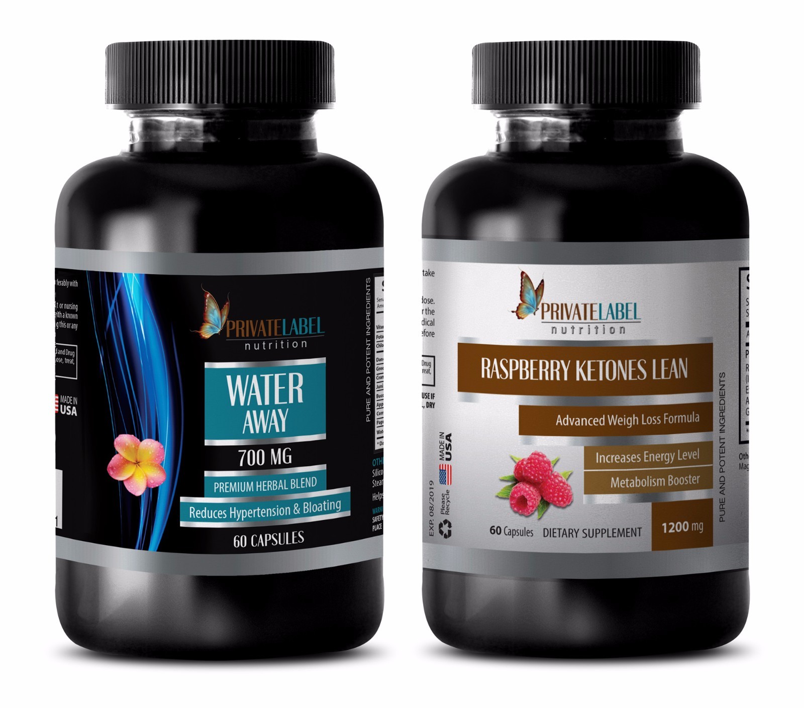 Antioxidant blend supplements – WATER AWAY – RASPBERRY KETONE COMBO – raspberry