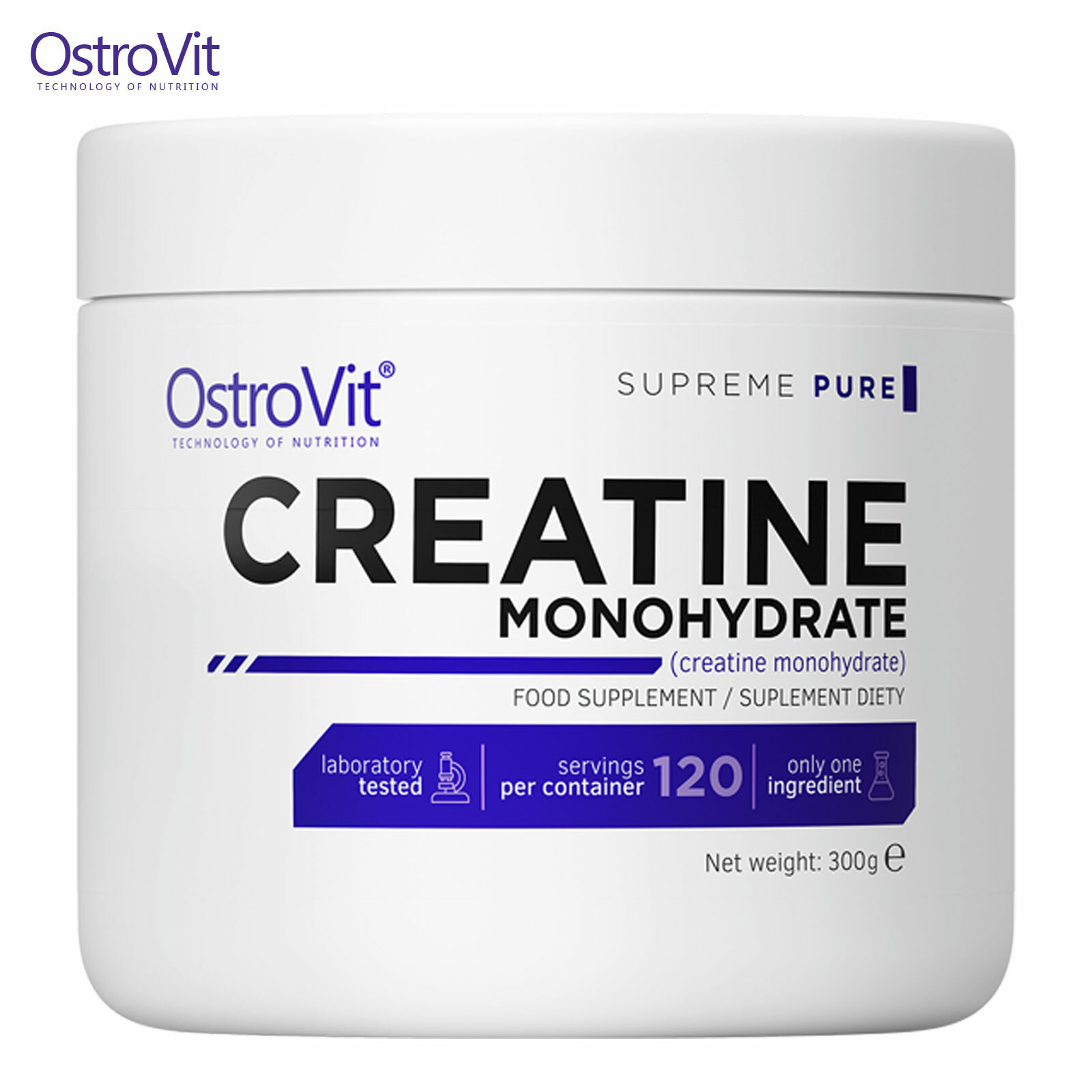 OSTROVIT CREATINE MONOHYDRATE 120 SERVINGS!! – Pure Pharmaceutical Grade Powder