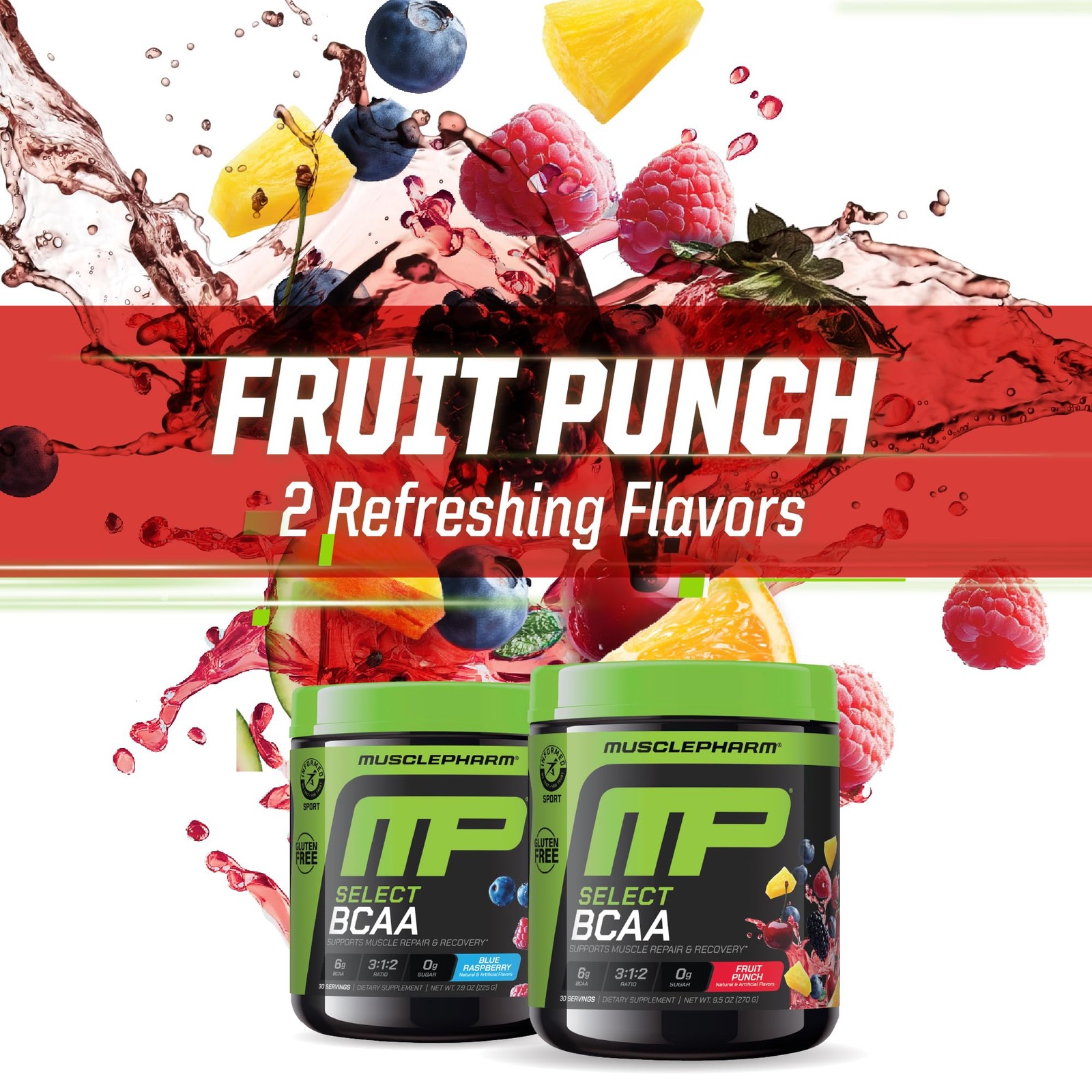 MusclePharm Essentials BCAA Powder, Pre & Post Workout Recovery Drink, Suppor…