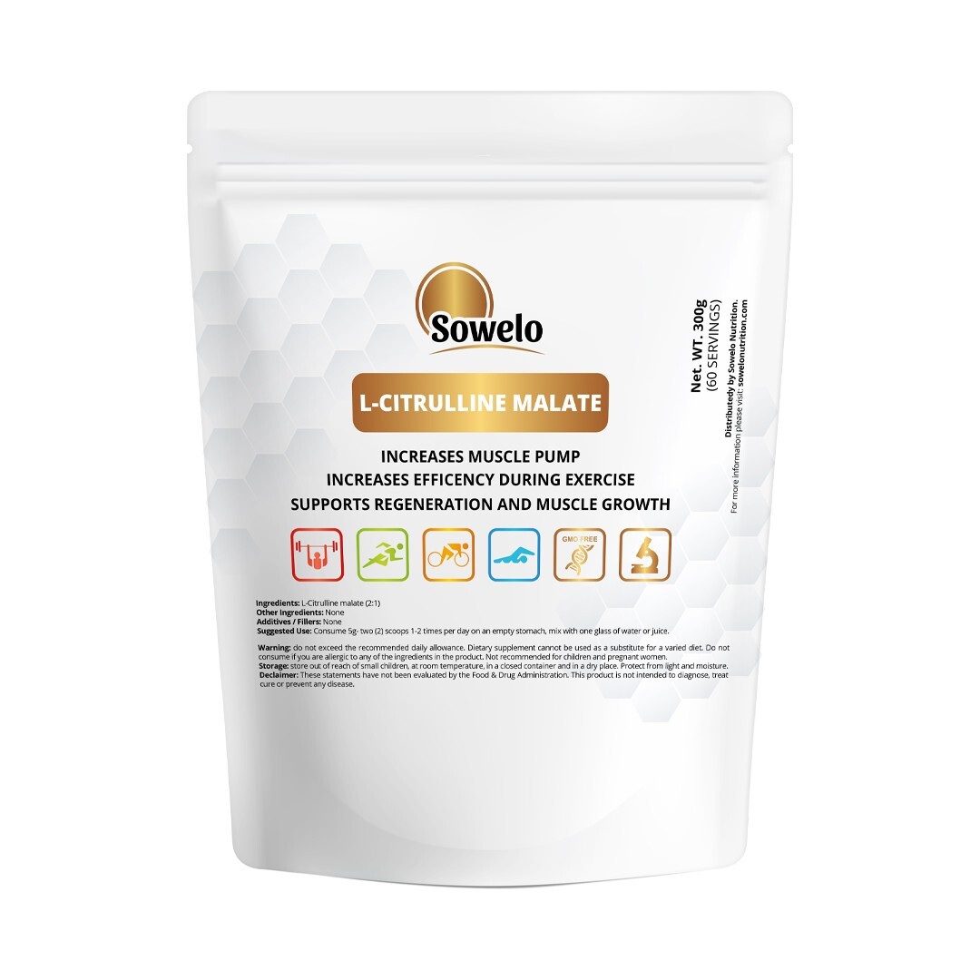 SOWELO L-CITRULLINE MALATE 2:1 PURE POWDER