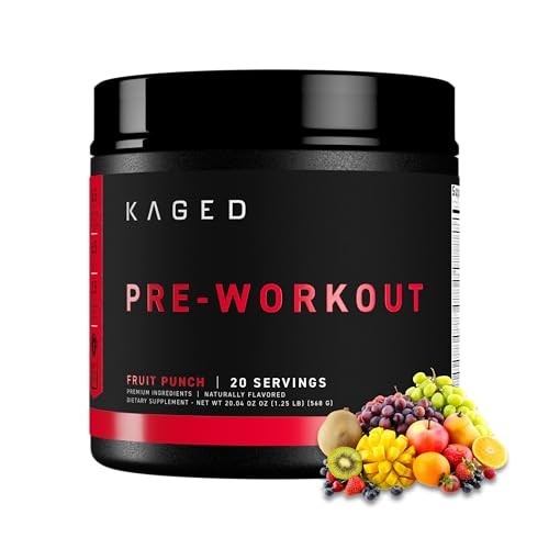 Fruit Punch Pre Workout Powder – Creatine, Beta Alanine, L-Citrulline, BCAAs, 27