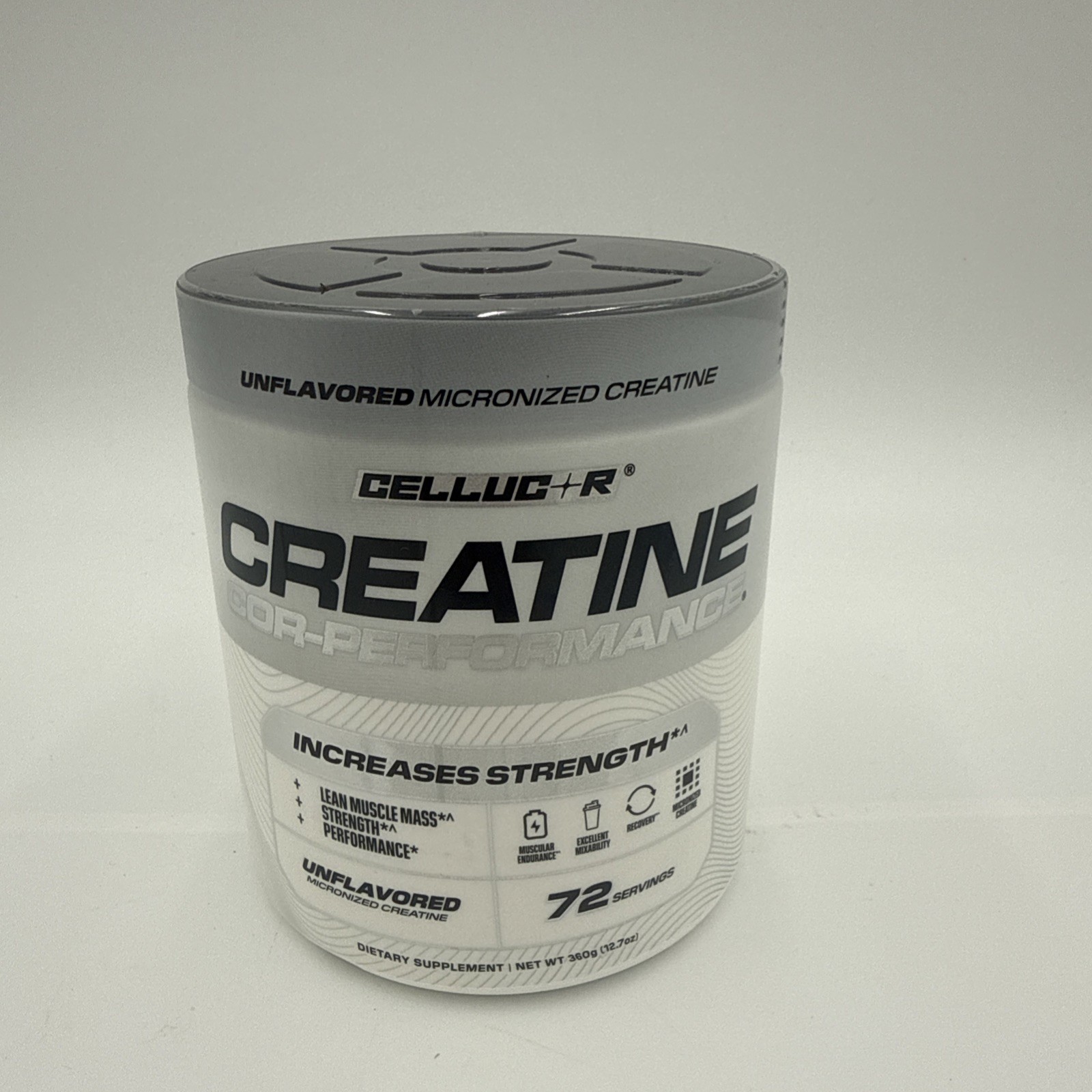 Celluc+r Creatine Cor-Performance Unflavored 72 Servings, 12.7oz Exp: 12/28 New