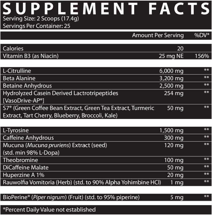 FUELD LAUNCH V1 Pre-Workout, Skin Splitting Pumps, Energy Blend 25 serv Peach
