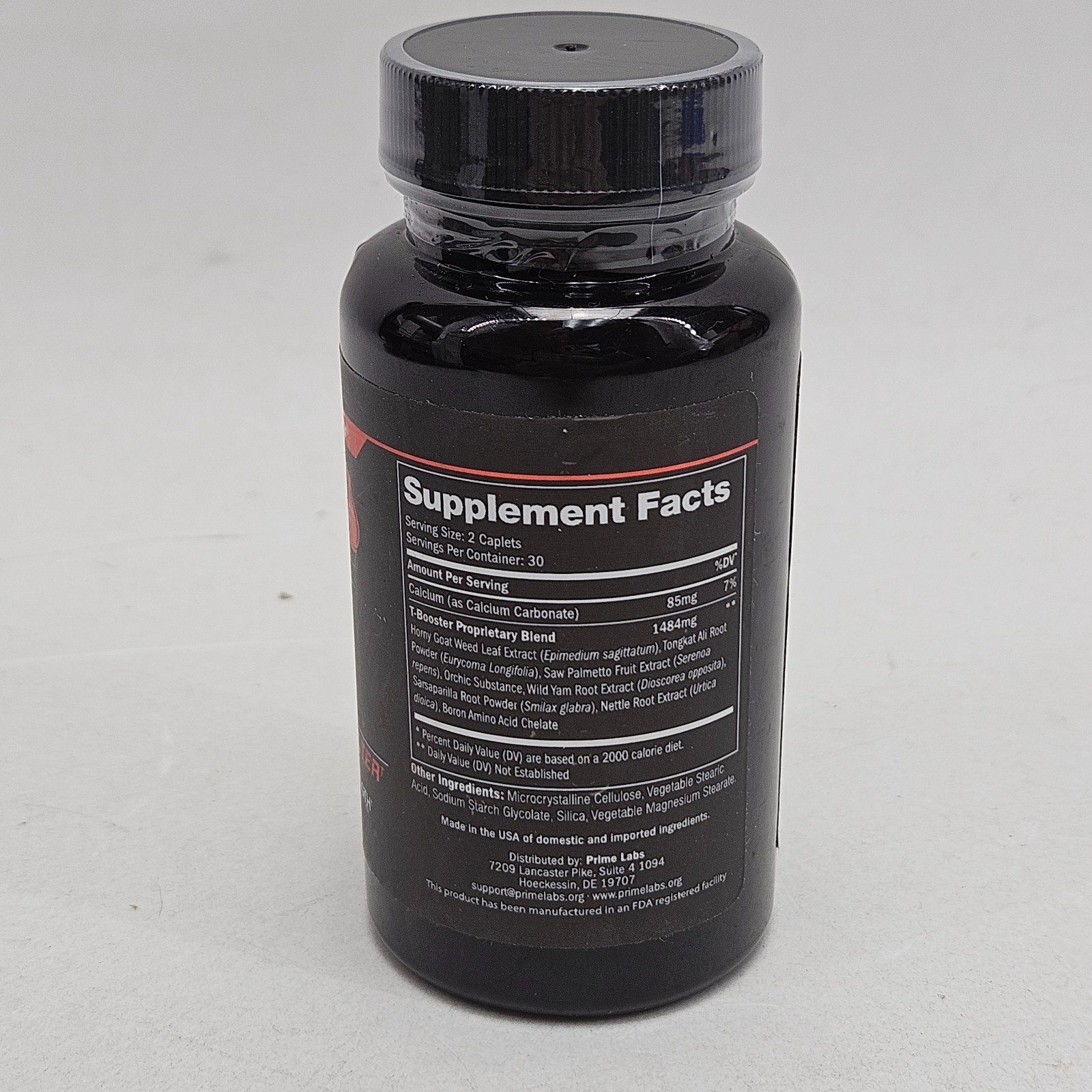 Prime Labs Men’s Testosterone Booster Stamina Endurance Strength 60 Caps 07/27
