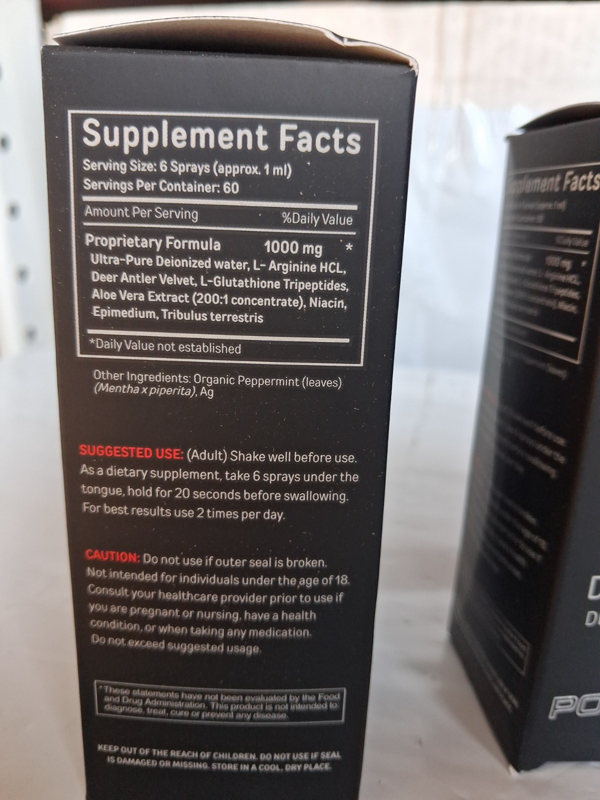 Bucked Up Deer Antler Velvet Extract Spray – 2 fl oz 3pk
