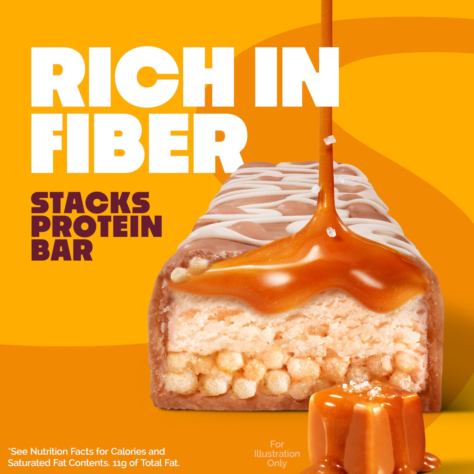 Quest Nutrition Stacks Protein Bars, Salted Caramel 4 Count (Pack of 1)
