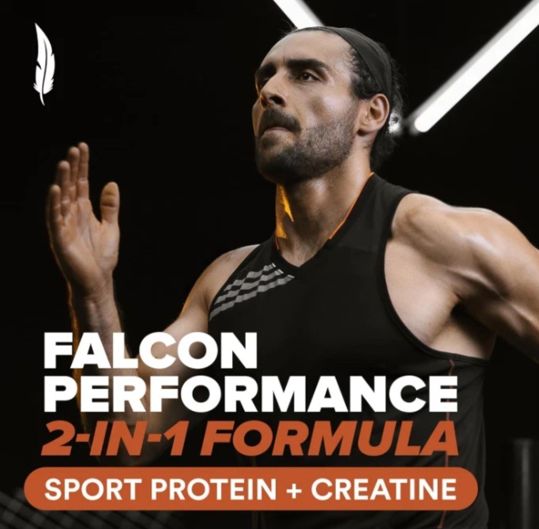 Birdman Falcon Vegan Protein Powder, vanilla, 31g Protein, 28 Servings