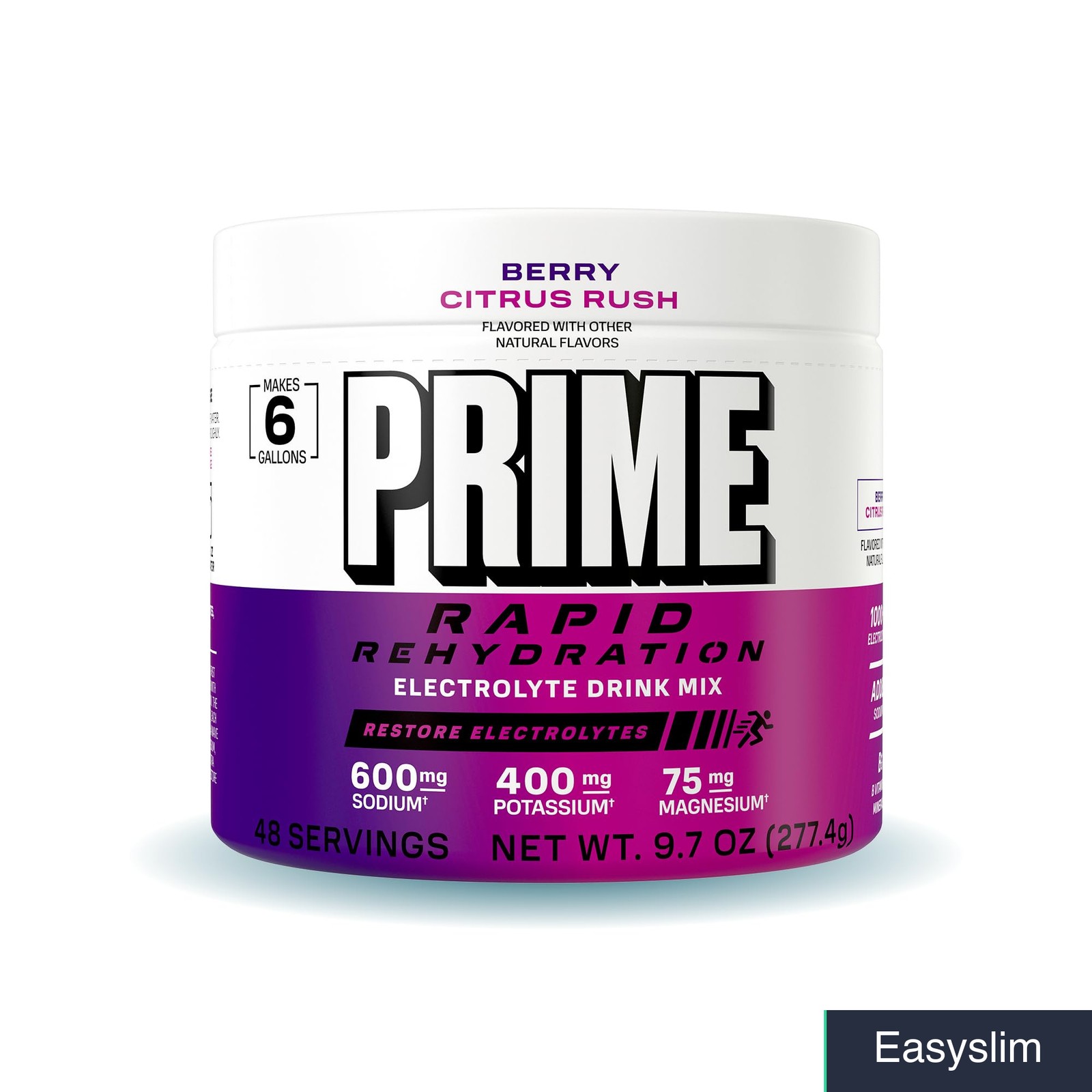 Electrolyte Hydration Powder Berry Citrus Rush Sugar Free 48 Servings