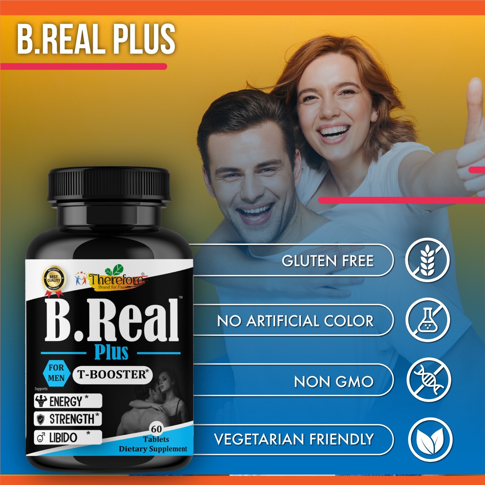 Extended Male Enhancement, Testosterone Booster ultra Strength Formula, 60 Tab