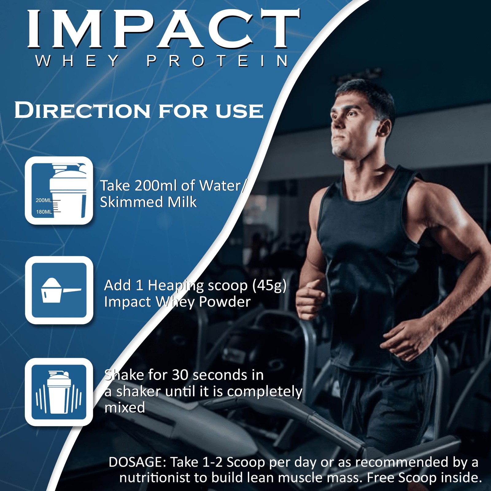 NAKPRO Impact Whey Protein Isolate 1kg Double Rich Chocolate 24g Protein