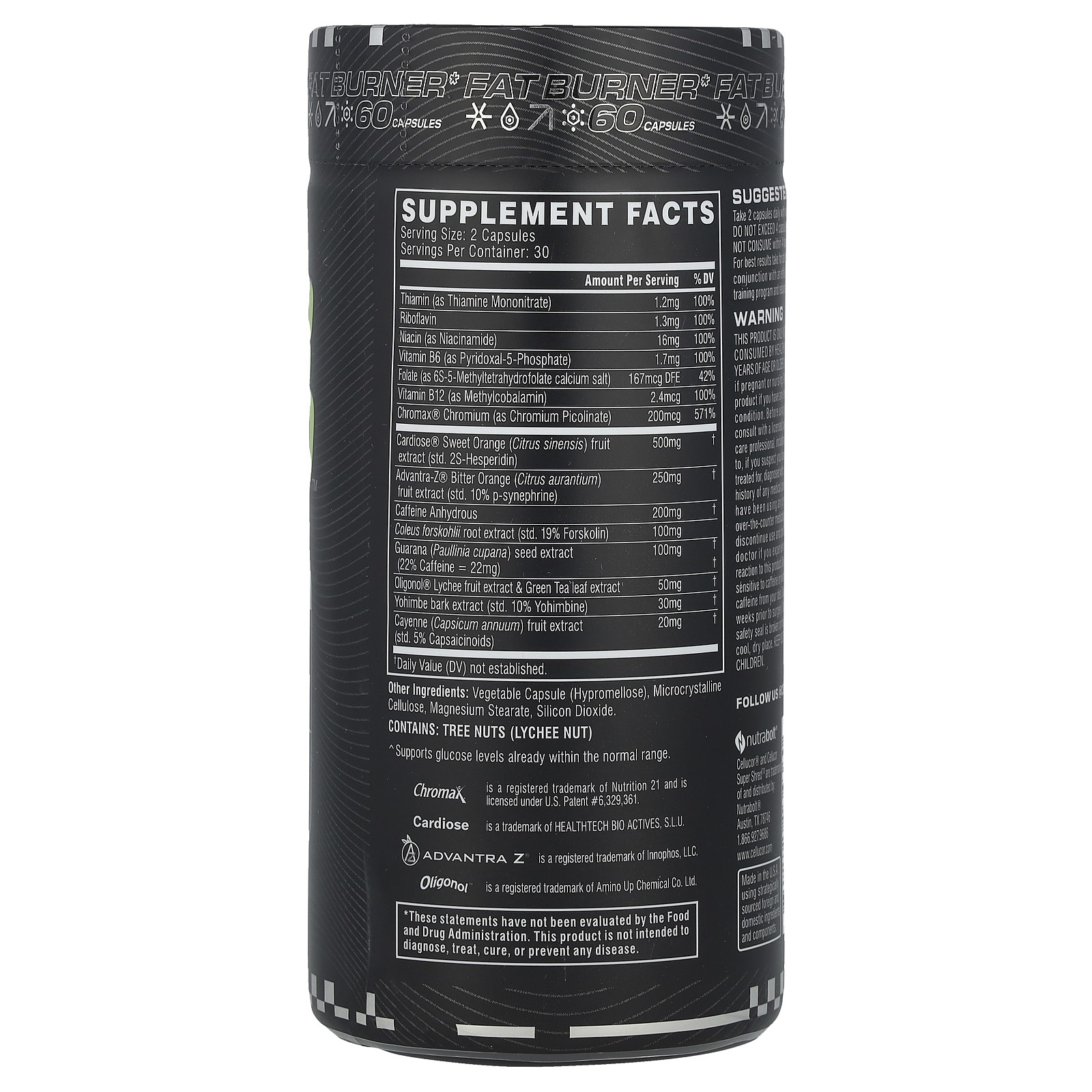 Super Shred, Fat Burner, 60 Capsules