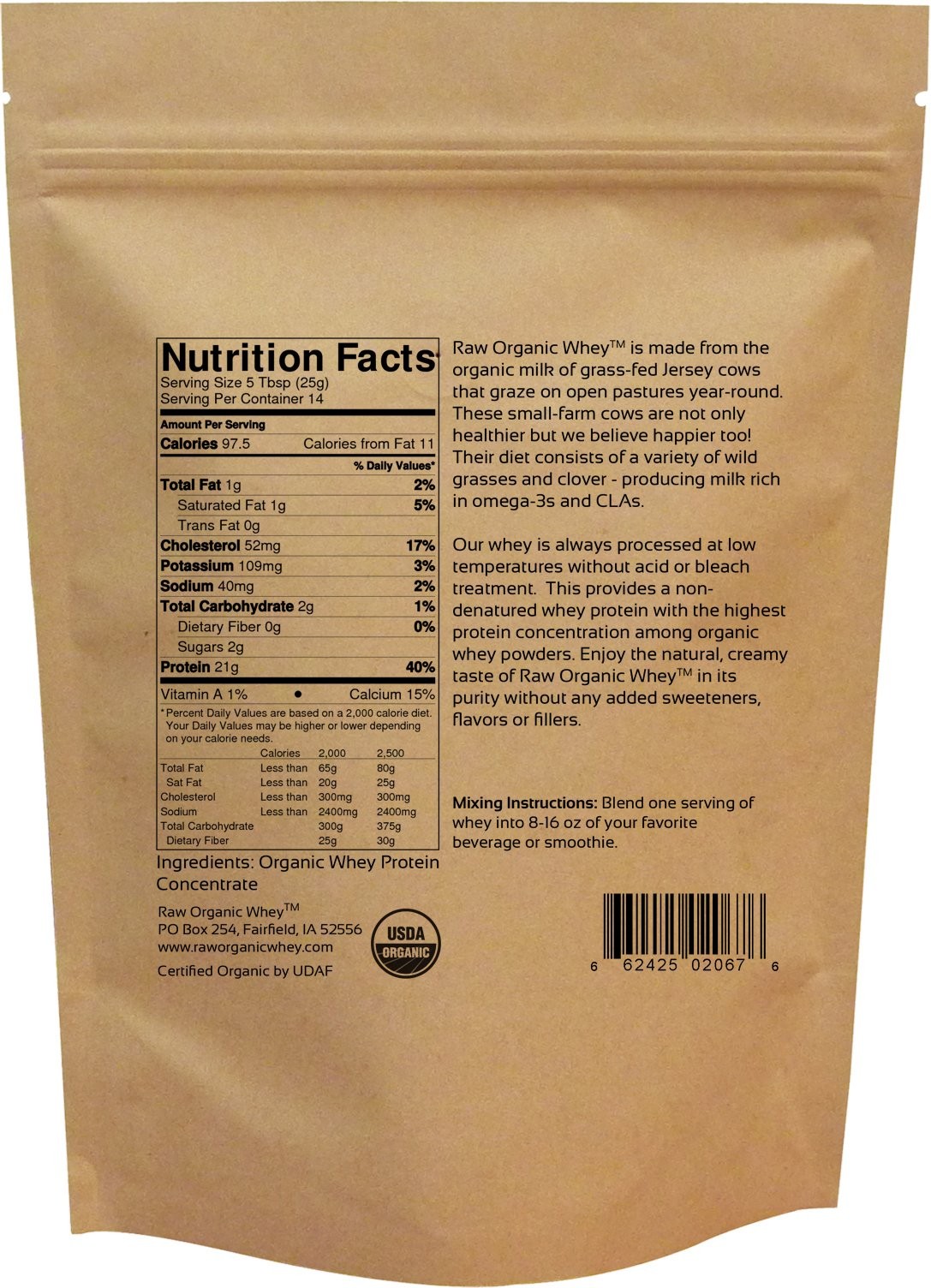 Protein Powder, Grass Fed, Happy Healthy Cows, Undenatured, Hormone Free, Non…