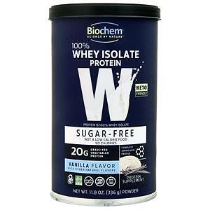 Biochem 100% Whey Isolate Protein – Sugar Free Vanilla 336 grams