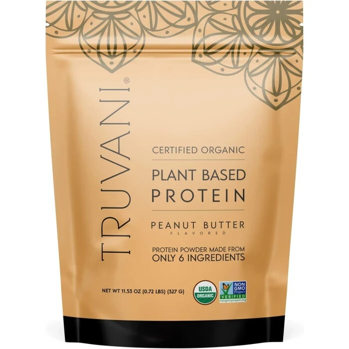 Truvani Plant Based Protein – 11.53oz Peanut Butter