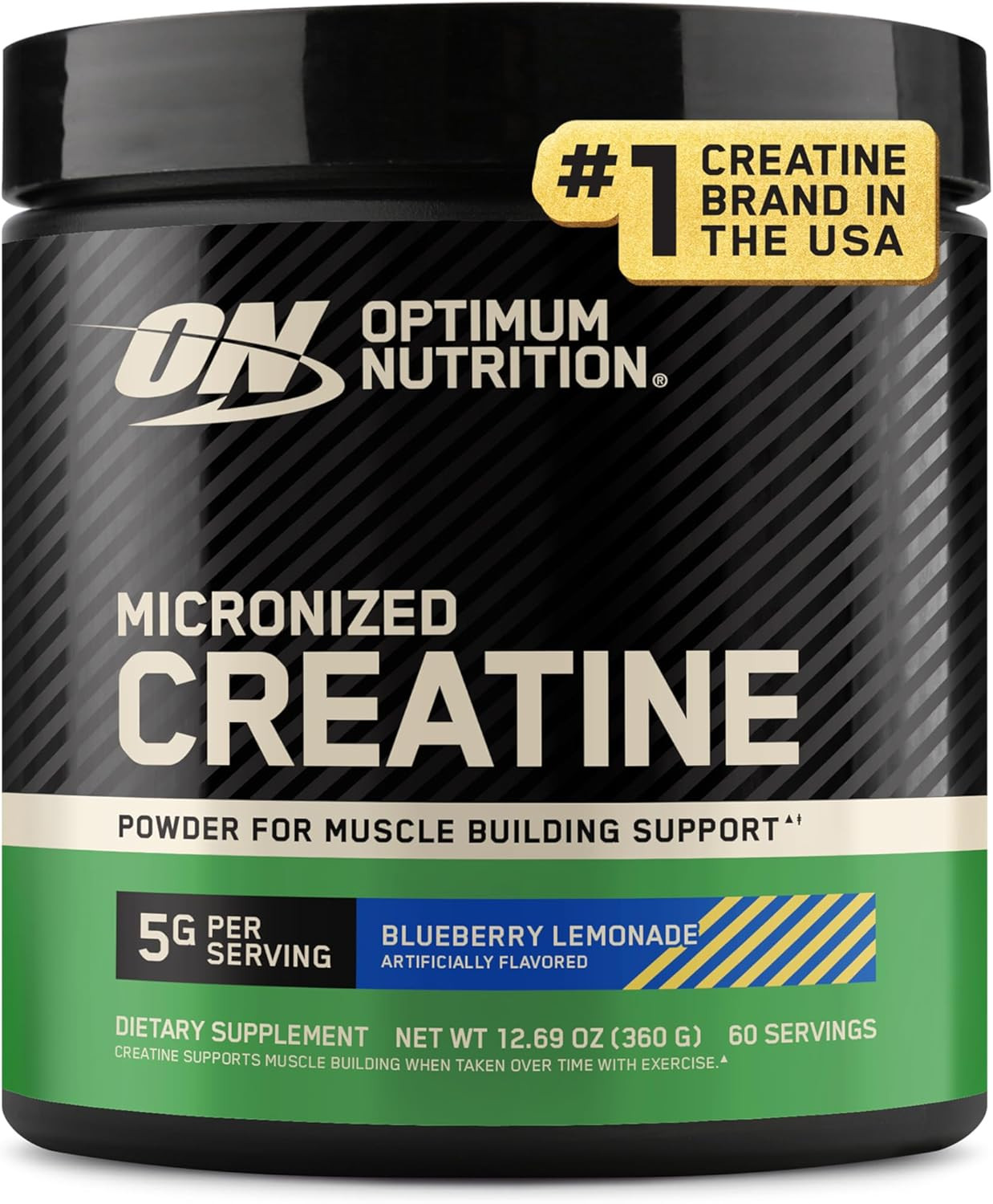 Creatine, Micronized Creatine Monohydrate Powder, Supports Strength & Recovery,