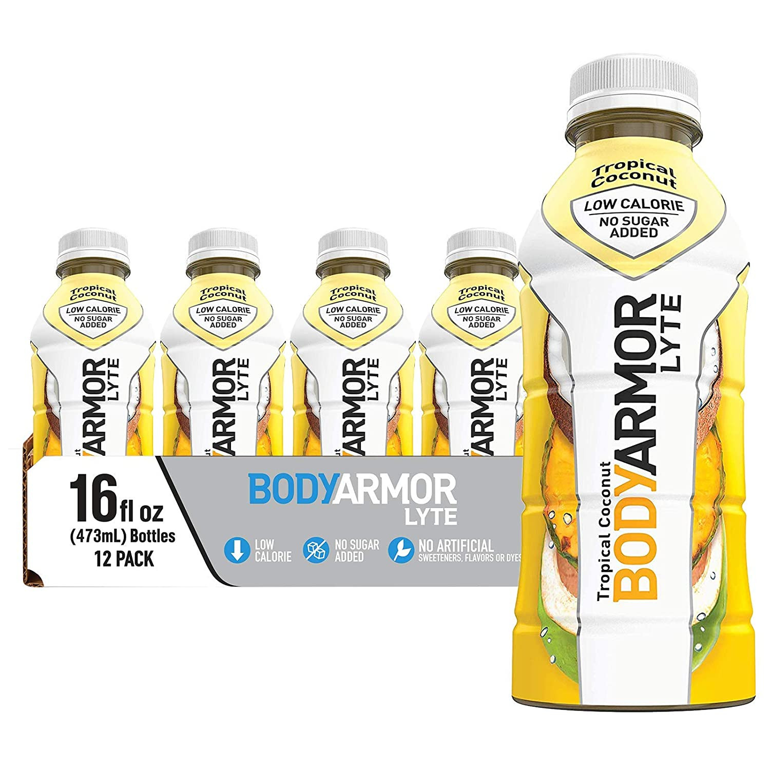 BODYARMOR LYTE Sports Drink Low-Calorie Sports Beverage, Peach Mango, Natural Fl