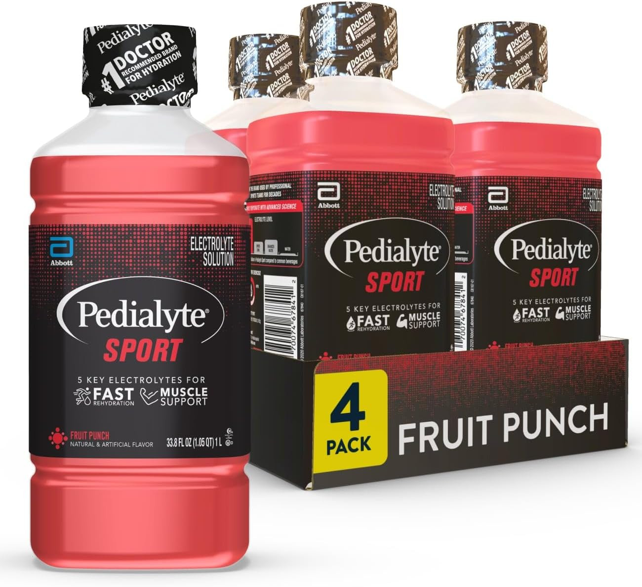 Sport Electrolyte Drink, Fast Hydration with 5 Key Electrolytes for Muscle Suppo