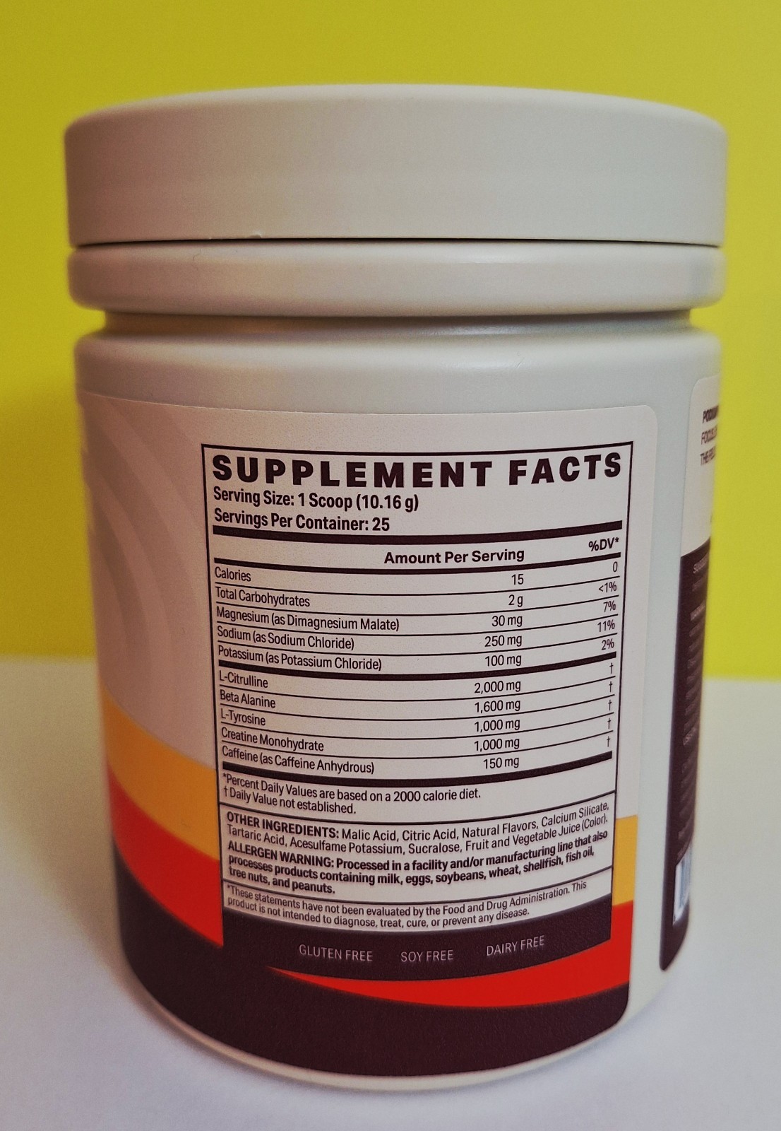 Podium Athlete Pre-Workout🍓🍉 150mg Caffeine, Hydration, 25 Serv, 07/2028✨️