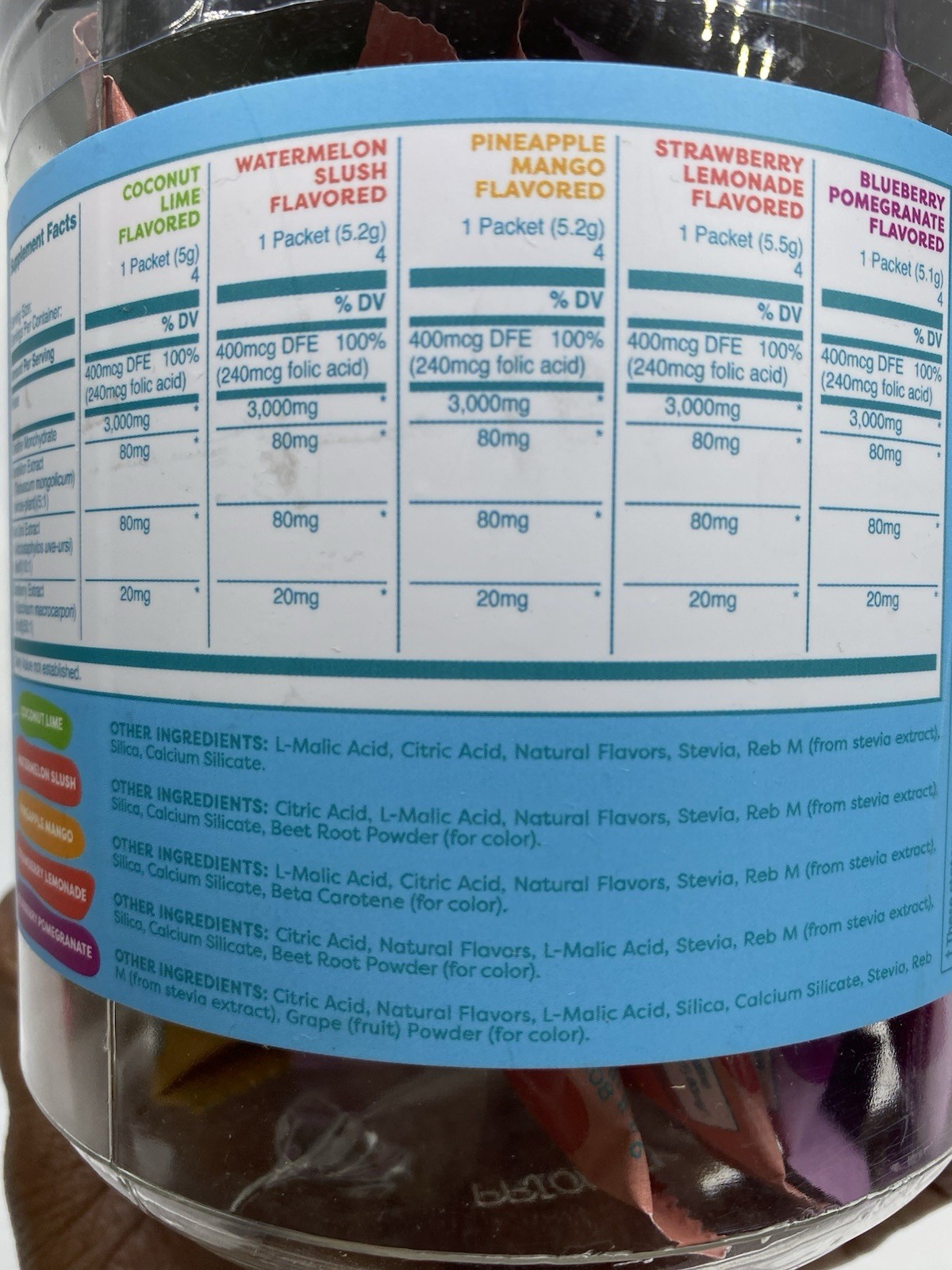 Wellah Pump-It-Up Creatine Stick Packs 20 Ct Variety Pack 3g Creatine New