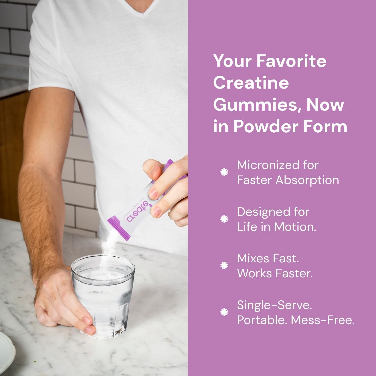 Create Creatine Monohydrate Powder Sticks – 15 ct Mixed Berry Flavor -New/Sealed