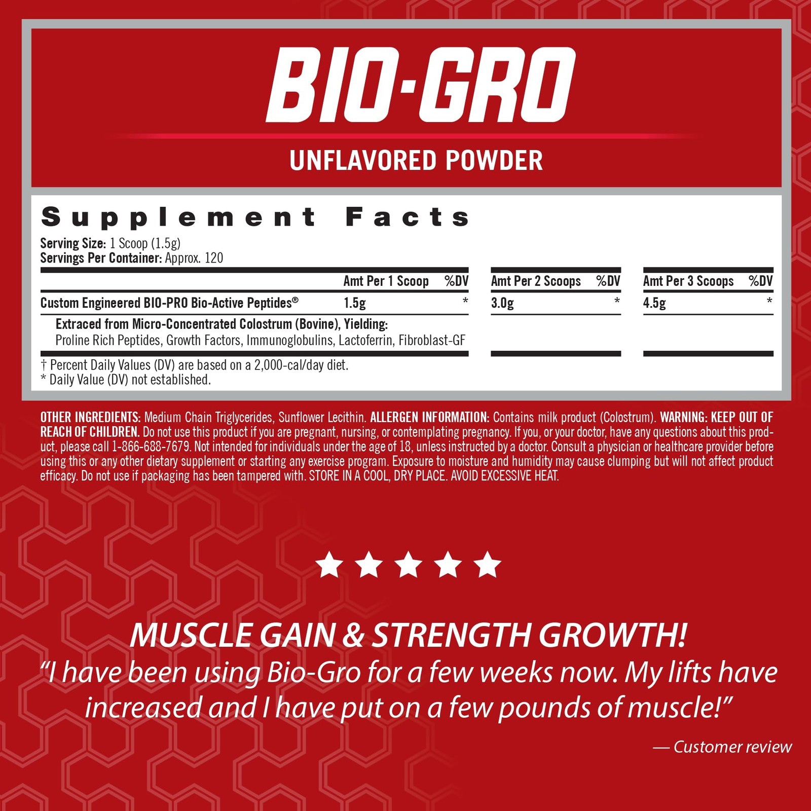iSatori BIO-GRO Protein Synthesis Amplifier, for Muscle Recovery & Growth, En…