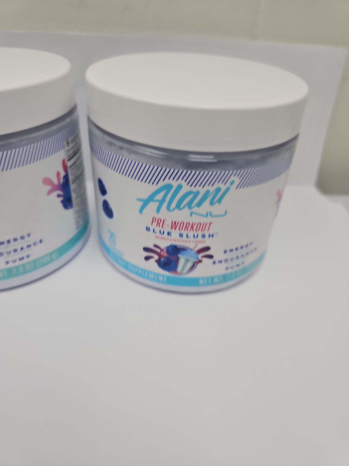 Alani Pre-workout Powder Blue Slush 20 Servings Energy EXP 9/26 2 Packs ! (B20)