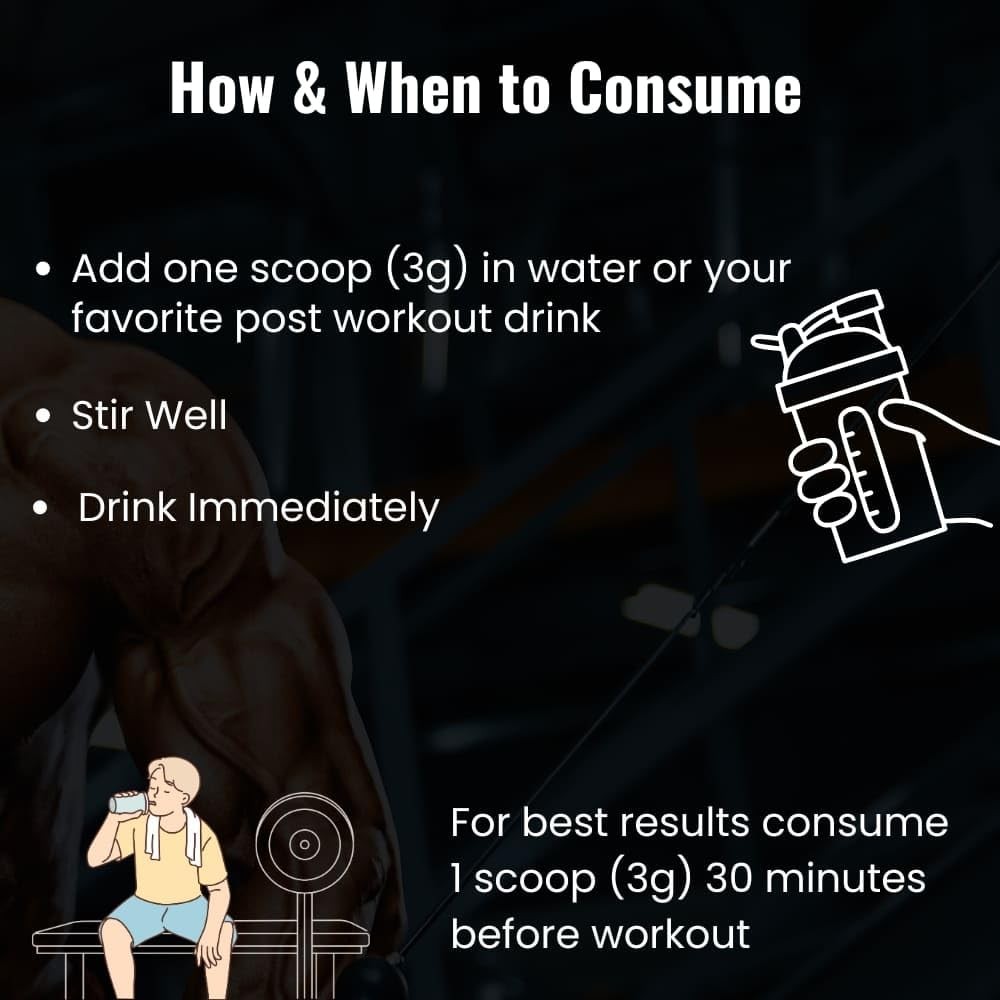 OSOAA Creatine Monohydrate Powder 250gm