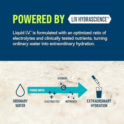 Liquid I.V. Hydration Multiplier – Watermelon Electrolyte Powder Drink Mix 1