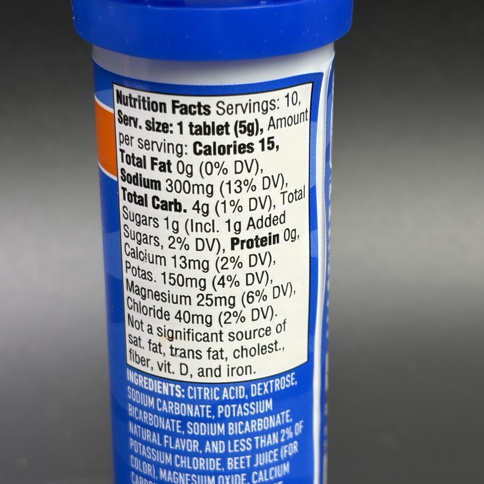 Nuun Sport Electrolyte Tablets Orange – 60 Count Pack (6 Tubes) EXP 8/26