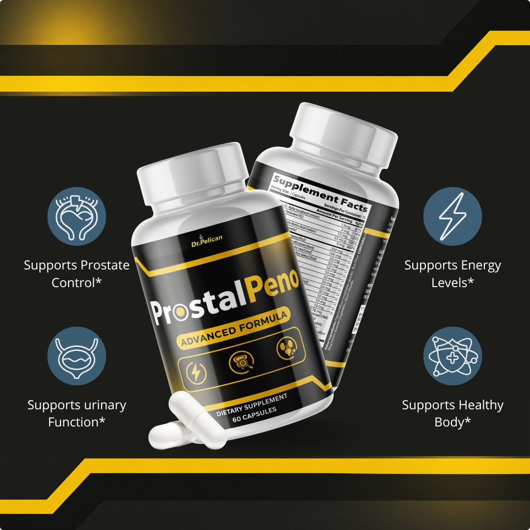 Prostal Peno- Prostate Support- 5 Bottles- 300 Capsules