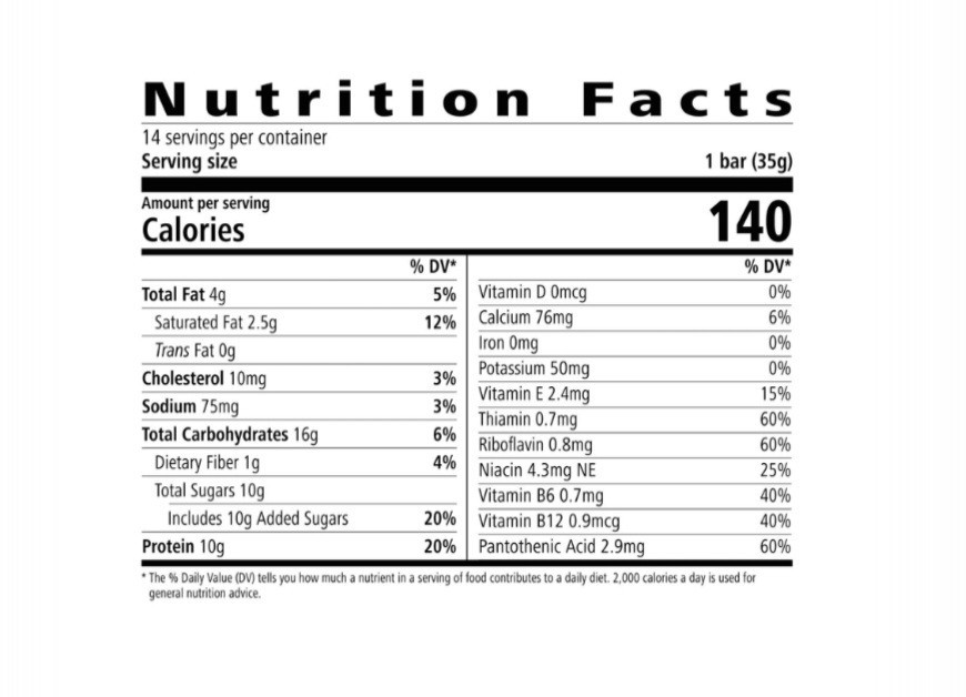 Herbalife Protein Bar Deluxe Citrus Lemon Low GI 14 Bars 35g Each