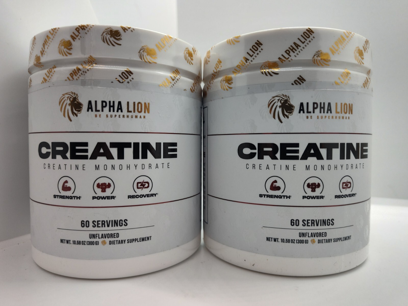 {2 Pack} Creatine Monohydrate 60 servings unflavored Exp 9/2026