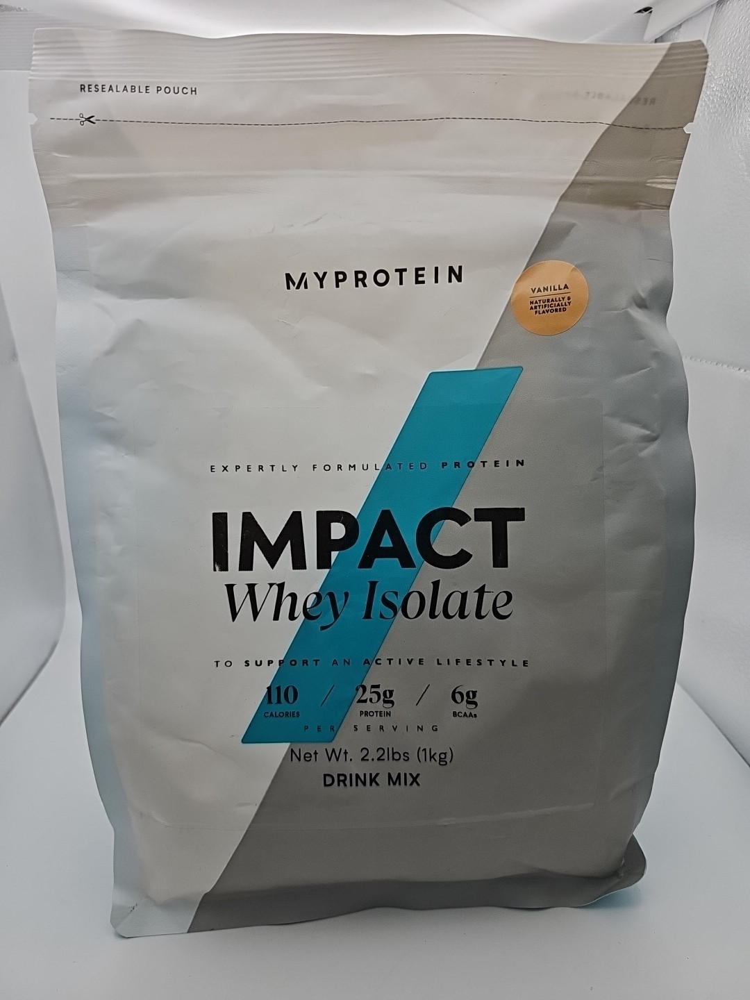 MyProtein Impact Whey Isolate Protein Powder Vanilla 2.2 lbs. BB 12/25 Reg: $99.
