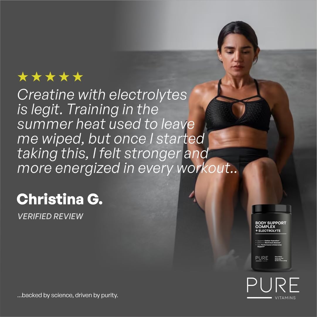 Pure Vitamins Pure Fusion Creatine Monohydrate Electrolyte Blend