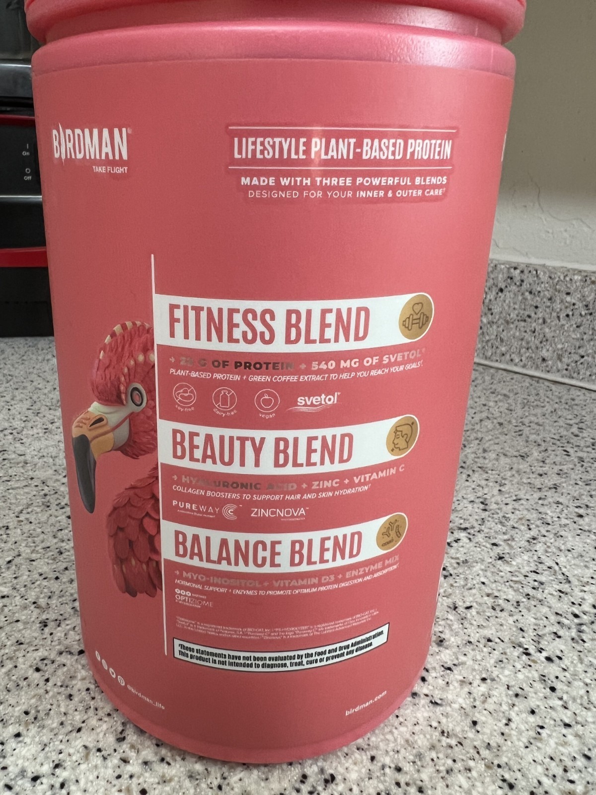 Fitmingo Vegan Protein Powder with Inositol, Collagen Boosters 1.12LB Vainilla
