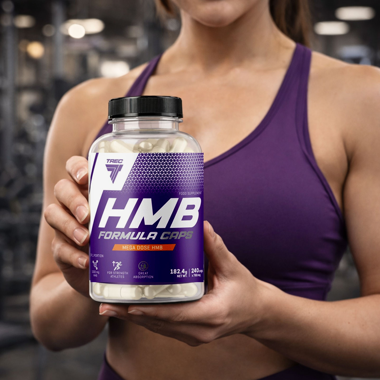 HMB SUPPLEMENTS – Reduces Body Fat & Lean Muscle Growth – HMB 1000 mg PILLS