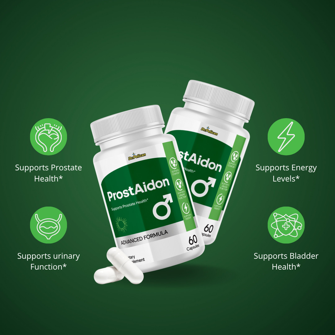 ProstAidon- Prostate Support- 2 Bottles- 120 Capsules