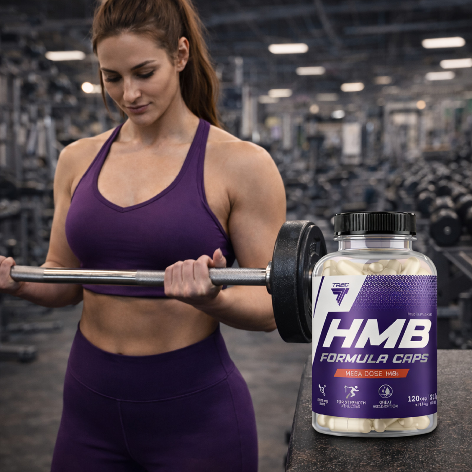 HMB SUPPLEMENTS – Reduces Body Fat & Lean Muscle Growth – HMB 1000 mg PILLS