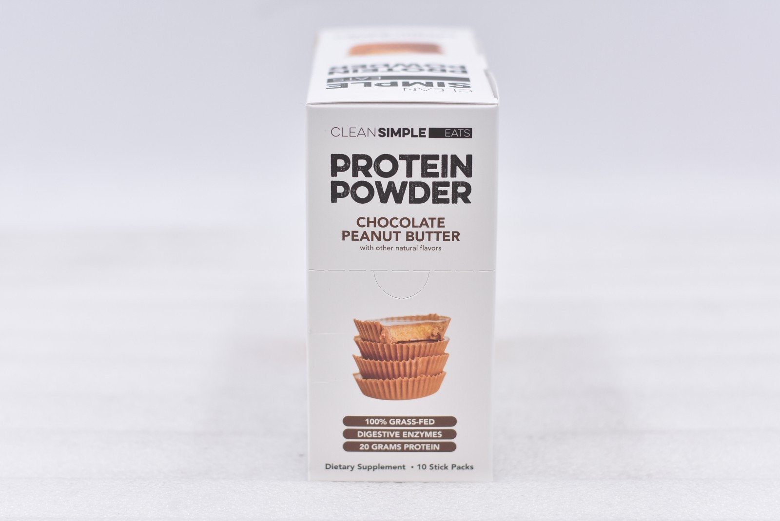 Clean Simple Eats Protein Powder Chocolate Peanut Butter – 10 Pack Exp: 06/27