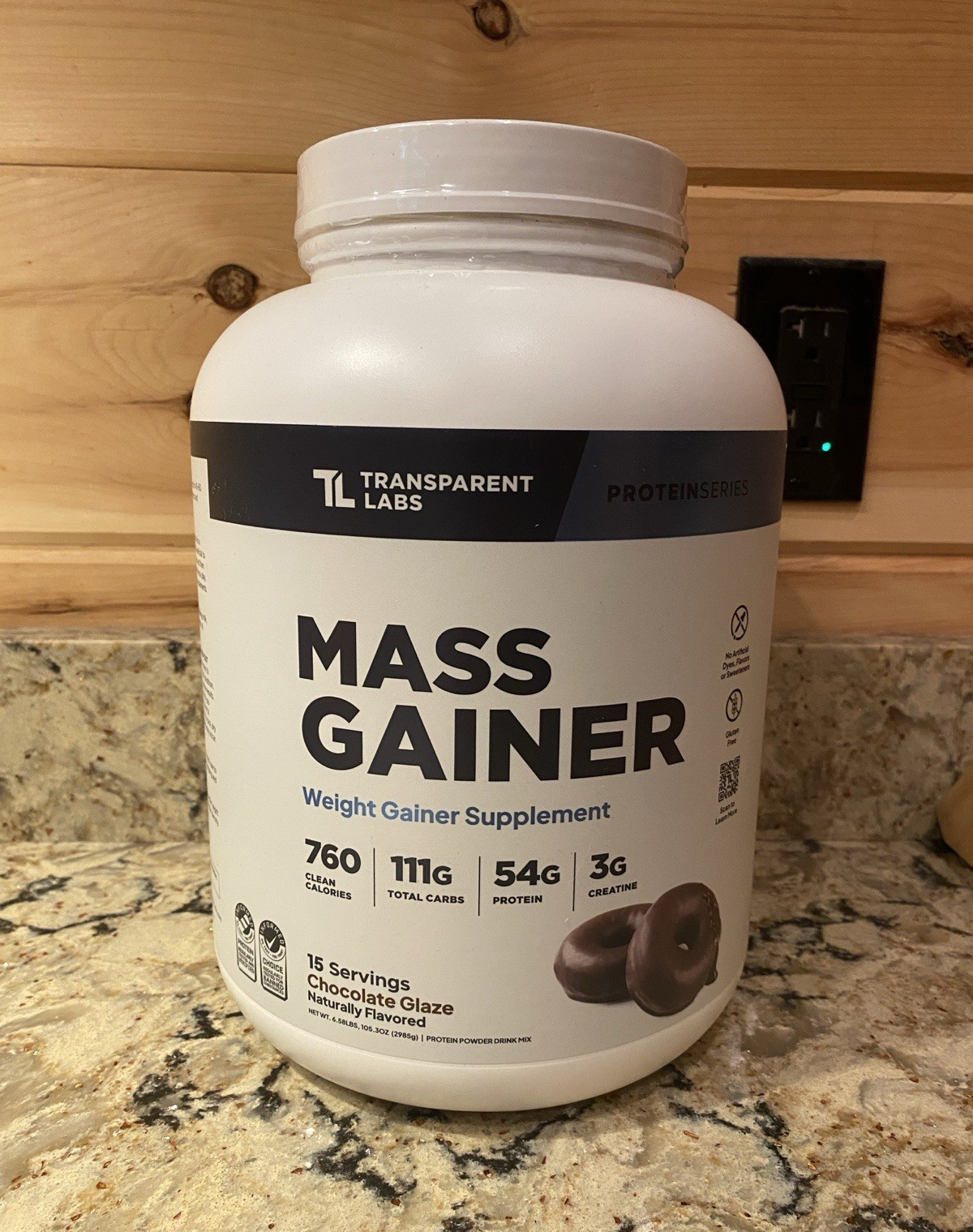 Transparent Labs Mass Gainer Chocolate Glaze 15 Servings 6.58lb