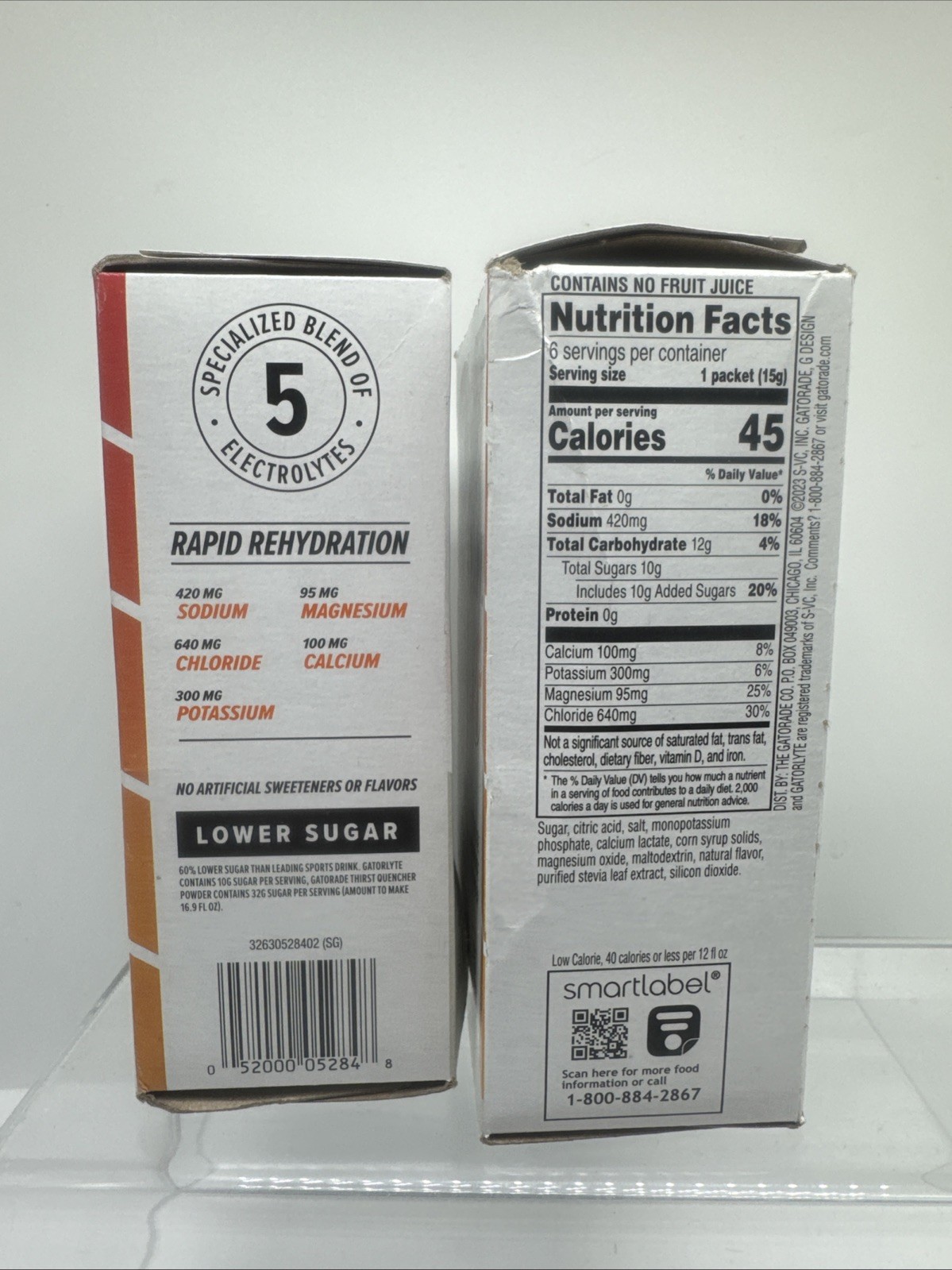 (3) Gatorlyte Rapid Rehydration Electrolyte Cherry Lime Orang Drink Mix Gatorade