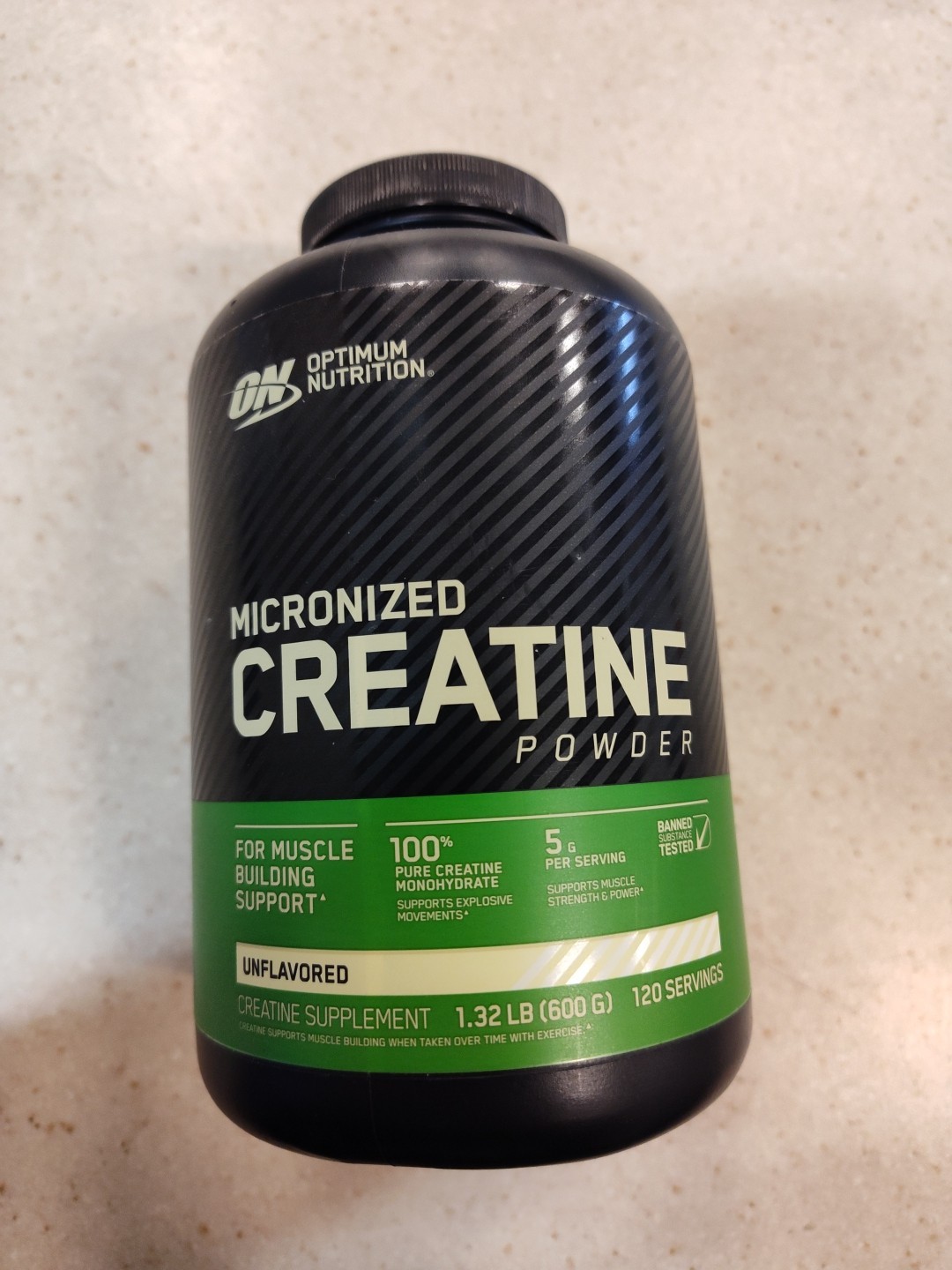 Optimum Nutrition Creatine Powder – Unflavored (600 Gram)