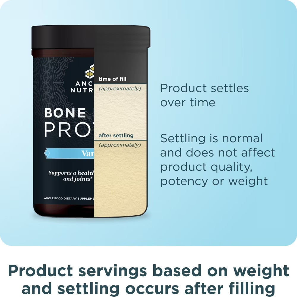 Bone Broth Protein Powder Vanilla 20g Protein 20 Servings